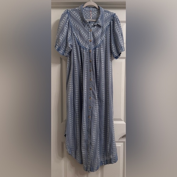 NWOT Free People Rodeo Midi Dress - Picture 5 of 9